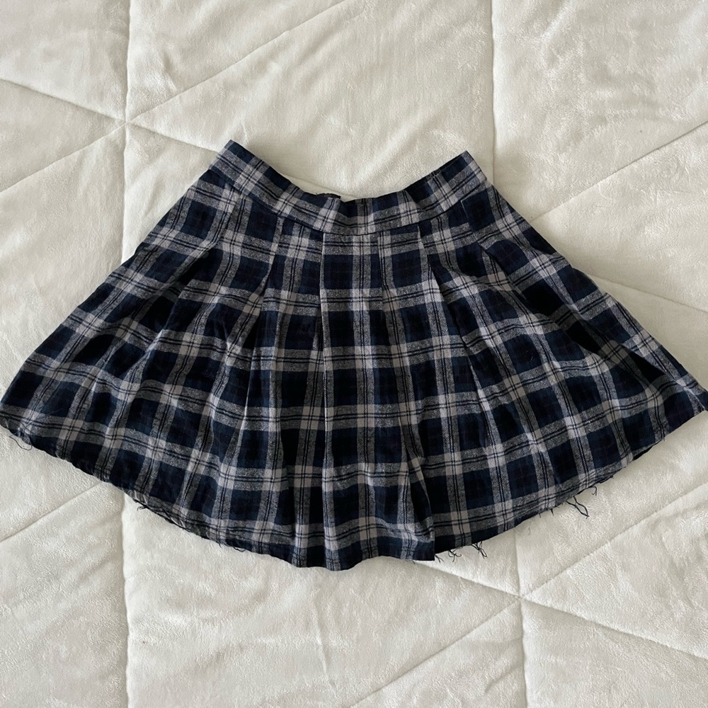 Windsor Plaid Pleated Mini Skirt